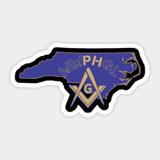 MWPHGLNC - Blue & Gold Sticker